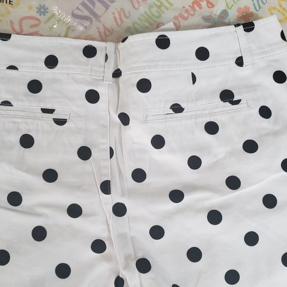 POLKA DOT DENIM SHORT